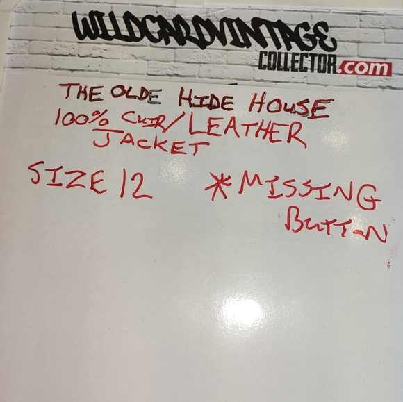 The Olde Hide House Leather Suede Jacket Size 12 - Picture 2 of 10